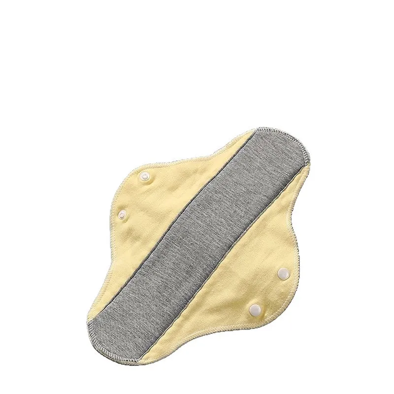Reusable Graphene Cotton Sanitary Pads – Washable Leak-Proof Menstrual & Incontinence Pads, Extra Long & Wide Soft Panty Liners for Women, Antibacterial Cloth Period Pads